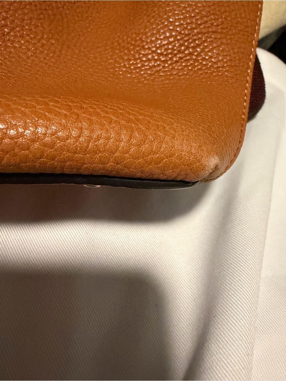 BURBERRY Brown Leather And House Check Canvas Medium Maidstone Tote Bag - Picture 6 of 14